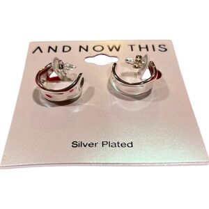 And Now This Silver Plated Earrings